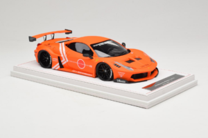 Ferrari 458 Liberty Walk LB-Silhouette WORKS GT Orange IVY 1:18 REMC002 Resin — bild 4 av 6
