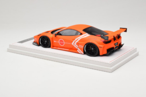 Ferrari 458 Liberty Walk LB-Silhouette WORKS GT Orange IVY 1:18 REMC002 Resin — bild 5 av 6