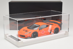 Ferrari 458 Liberty Walk LB-Silhouette WORKS GT Orange IVY 1:18 REMC002 Resin — bild 6 av 6