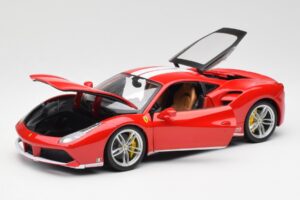 Ferrari 488 GTB Röd Bburago 1:18 18-76102 Metall — bild 2 av 8
