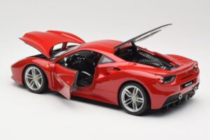 Ferrari 488 GTB Röd Bburago 1:18 18-16008 Metall — bild 5 av 8