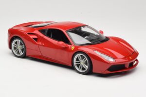 Ferrari 488 GTB Röd Bburago 1:18 18-16008 Metall — bild 6 av 8