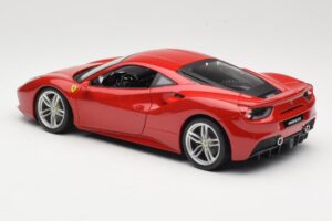 Ferrari 488 GTB Röd Bburago 1:18 18-16008 Metall — bild 7 av 8