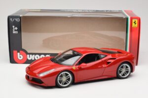 Ferrari 488 GTB Röd Bburago 1:18 18-16008 Metall — bild 8 av 8