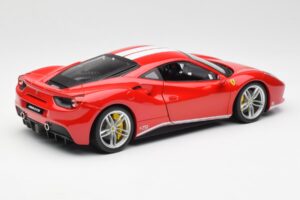 Ferrari 488 GTB Röd Bburago 1:18 18-76102 Metall — bild 3 av 8