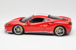 Ferrari 488 GTB Röd Bburago 1:18 18-76102 Metall — bild 4 av 8