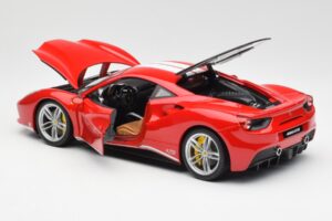 Ferrari 488 GTB Röd Bburago 1:18 18-76102 Metall — bild 5 av 8