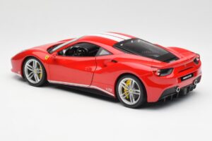 Ferrari 488 GTB Röd Bburago 1:18 18-76102 Metall — bild 7 av 8