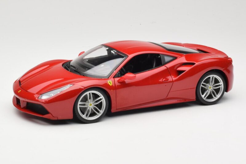 Ferrari 488 GTB Röd Bburago 1:18 18-16008 Metall