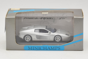 Ferrari 512 M Silver Minichamps 1:43 430074120 Metall — bild 4 av 4
