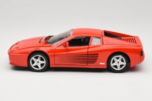 Ferrari 512 TR Röd Mira 1:18 6144 Metall — bild 4 av 8