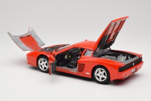 Ferrari 512 TR Röd Mira 1:18 6144 Metall — bild 5 av 8