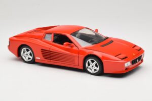 Ferrari 512 TR Röd Mira 1:18 6144 Metall — bild 6 av 8