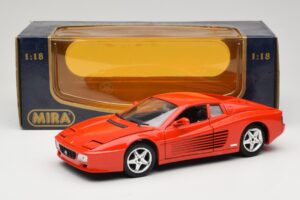 Ferrari 512 TR Röd Mira 1:18 6144 Metall — bild 8 av 8