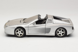 Ferrari 512TR Targa Silver Mira 1:18 6175 Metall — bild 4 av 8