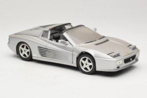 Ferrari 512TR Targa Silver Mira 1:18 6175 Metall — bild 6 av 8