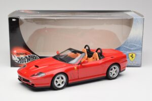Ferrari 550 Barchetta Rosso Corsa Hot Wheels 1:18 29441 Metall — bild 8 av 8