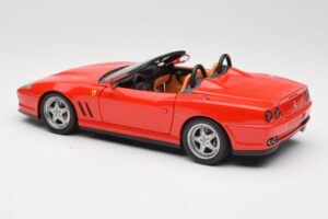 Ferrari 550 Barchetta Rosso Corsa Hot Wheels 1:18 74299294419 Metall — bild 7 av 8