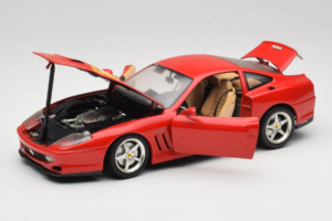 Ferrari 550 Maranello 22 Jahre Ferrari Model Club Röd Bburago 1:18 3064-P2 Metall — bild 2 av 8