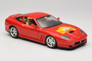 Ferrari 550 Maranello 22 Jahre Ferrari Model Club Röd Bburago 1:18 3064-P2 Metall — bild 6 av 8