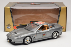 Ferrari 550 Maranello 25 Ferrari Model Club Silver Bburago 1:18 3344-S1 Metall — bild 7 av 7