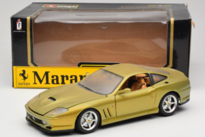 Ferrari 550 Maranello Gold Metallic Braccio & Gotz Bburago 1:18 3044-G1 Metall — bild 8 av 8