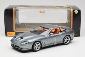 Ferrari 550 Maranello Grå Metallic Maisto 1:18 4839 Metall — bild 6 av 6