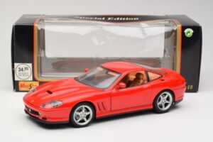 Ferrari 550 Maranello Röd Maisto 1:18 31839 Metall — bild 8 av 8