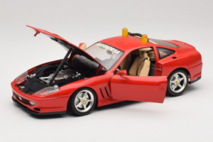 Ferrari 550 Maranello Safety Car Rosso Corsa Bburago 1:18 3064-P1 Metall — bild 2 av 8