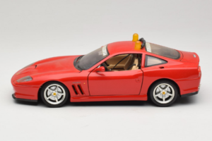Ferrari 550 Maranello Safety Car Rosso Corsa Bburago 1:18 3064-P1 Metall — bild 4 av 8