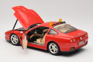 Ferrari 550 Maranello Safety Car Rosso Corsa Bburago 1:18 3064-P1 Metall — bild 5 av 8