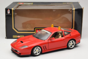 Ferrari 550 Maranello Safety Car Rosso Corsa Bburago 1:18 3064-P1 Metall — bild 8 av 8