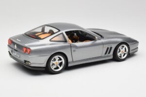 Ferrari 550 Maranello Silver Bburago 1:18 3344 Metall — bild 3 av 8