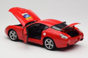 Ferrari 575 GTZ Zagato Röd Hot Wheels 1:18 L2960 Metall — bild 5 av 8