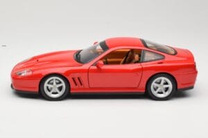 Ferrari 575M Maranello Röd Hot Wheels 1:18 54937 Metall — bild 4 av 8