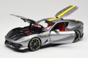Ferrari 812 Competizione Grigio Coburn Bburago 1:18 18-01647 Metall — bild 2 av 8