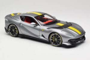 Ferrari 812 Competizione Grigio Coburn Bburago 1:18 18-01647 Metall — bild 6 av 8