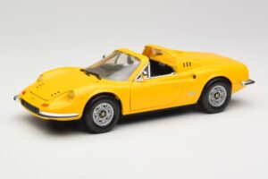 Ferrari Dino 246 GTS Gul Hot Wheels 1:18 23920 Metall
