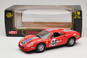 Ferrari Dino 246 GT #46 Röd Anson 1:18 3580-P1 Metall — bild 8 av 8