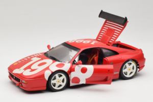 Ferrari F355 Berlinetta Röd med vita hjul UT Models 1:18 180074020-P2 Metall — bild 2 av 8