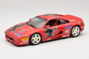 Ferrari F355 Berlinetta Diavia #6 Röd UT Models 1:18 180074020-P3 Metall
