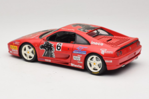 Ferrari F355 Berlinetta Diavia #6 Röd UT Models 1:18 180074020-P3 Metall — bild 7 av 8