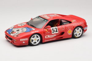Ferrari F355 Berlinetta Slushuppie #52 M. Peters Röd UT Models 1:18 180074020-P4 Metall
