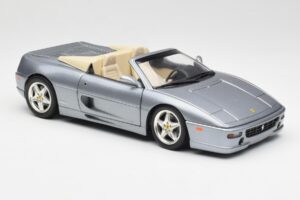 Ferrari F355 Spider Silver Hot Wheels 1:18 23907-M1 Metall — bild 6 av 8
