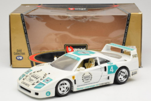 Ferrari F40 4444 Tage Garanta #4 Vit Bburago 1:18 3332-W5 Metall — bild 8 av 8
