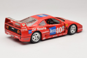 Ferrari F40 #40 J-P. Jabouille / O. Grouillard Art Sports 1987 Bburago 1:18 3332-A1 Metall — bild 3 av 8