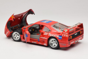 Ferrari F40 #40 J-P. Jabouille / O. Grouillard Art Sports 1987 Bburago 1:18 3332-A1 Metall — bild 5 av 8