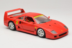 Ferrari F40 Club Deutschland Röd Bburago 1:18 3032-L3 Metall — bild 6 av 8