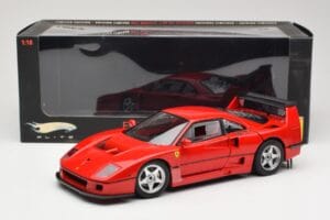 Ferrari F40 Competizione Test Version Röd Hot Wheels 1:18 P9922 Metall — bild 8 av 8