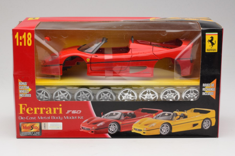 Ferrari F40 Röd Model Kit Maisto 1:18 39822 Metall